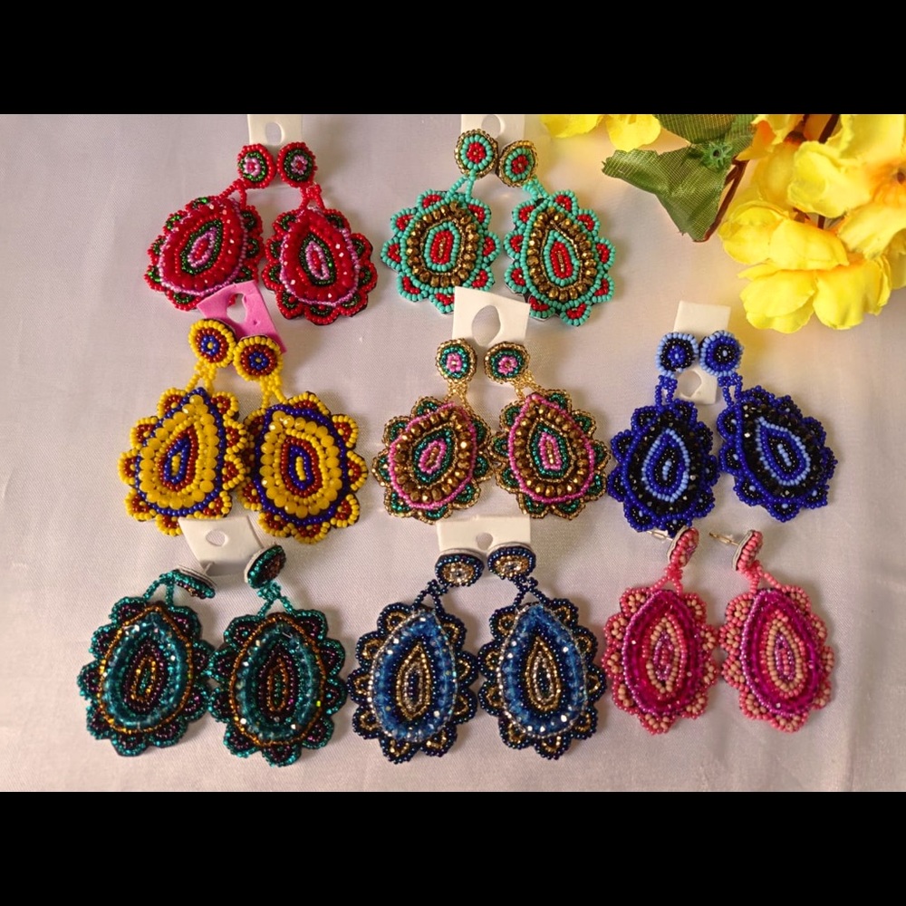 Colorful earrings
